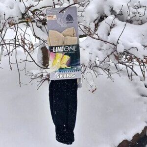 *𝓥𝓲𝓷𝓽𝓪𝓰𝓮 𝗟𝗜𝗡𝗘ONE™ Skiing Socks L ⚫